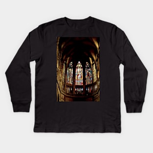 Stained Glass Windows Kids Long Sleeve T-Shirt